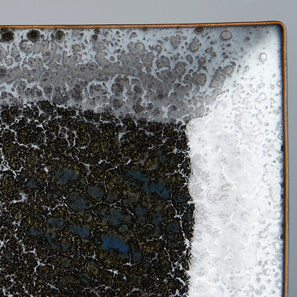 Platter Rectangular 33cm Black Pearl Glaze