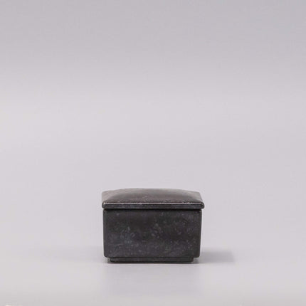 Box with Lid 7cm Craft Black Glaze