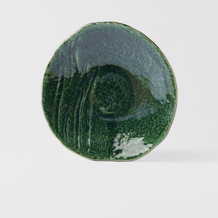 Dinner Plate Organic 27cm Oribe Green Glaze