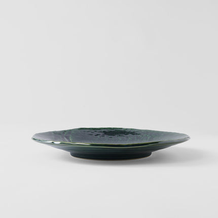 Dinner Plate Organic 27cm Oribe Green Glaze