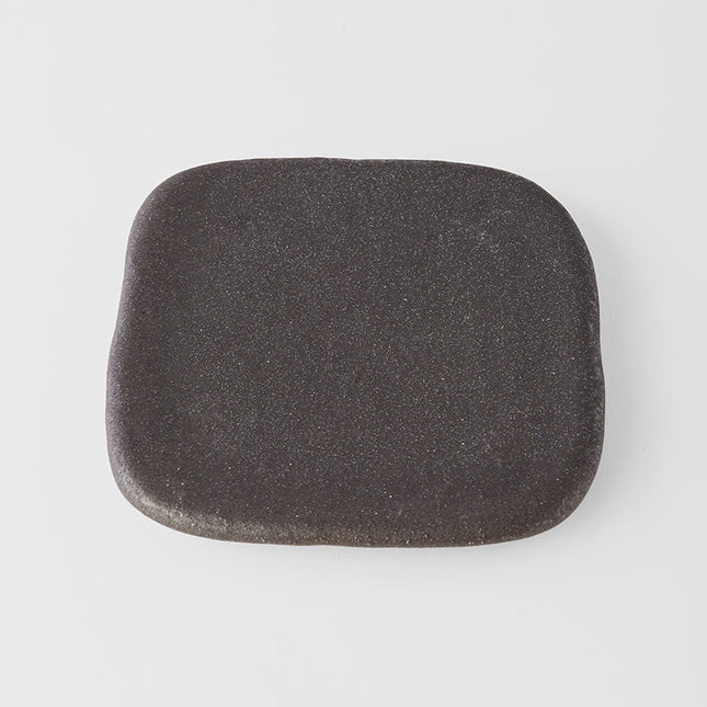 Plate Square 19cm Stone Slab Design