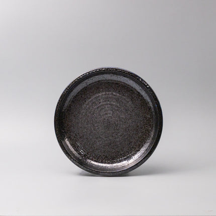 Plate Thick Edge 25cm Midnight Pearl Glaze
