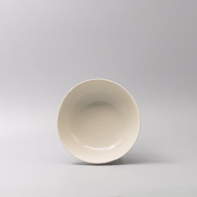 Bowl Organic Shape 11cm Kanso Soft White Glaze
