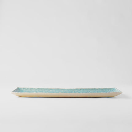 Platter 50cm Crazed Blue Glaze