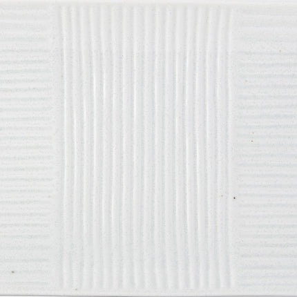 Sushi Plate 21cm Line White Design