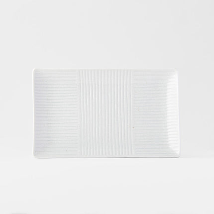 Sushi Plate 21cm Line White Design