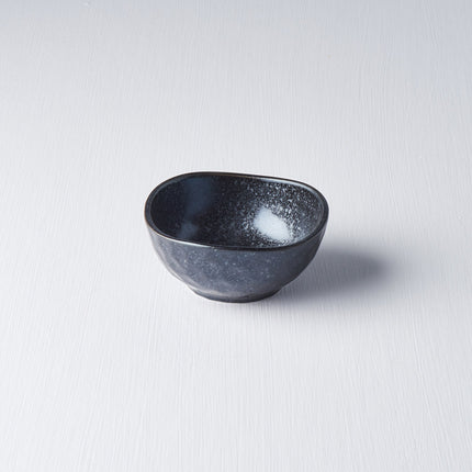 Sauce Dish Organic 9cm Kanso Matt Black Glaze