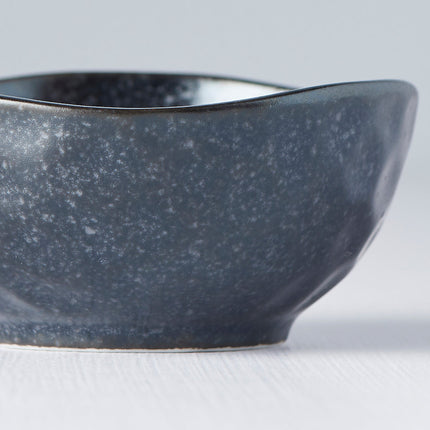 Sauce Dish Organic 9cm Kanso Matt Black Glaze