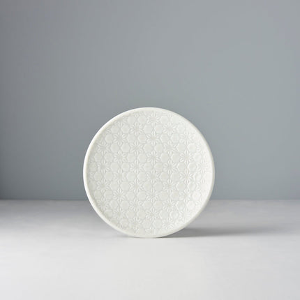 Tapas Plate 17cm White Star Glaze