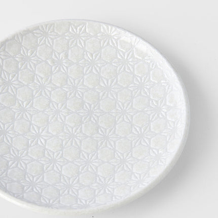 Tapas Plate 17cm White Star Glaze