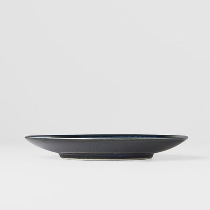 Tapas Plate 17cm Copper Swirl Glaze