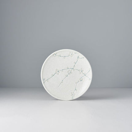 Tapas Plate 17cm White Blossom Glaze