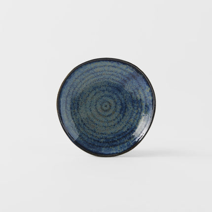 Saucer Organic Shape 13.5cm Kanso Indigo Blue Glaze
