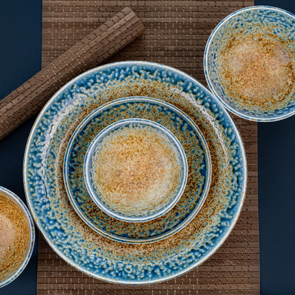 Tapas Plate 17cm Earth & Sky Glaze