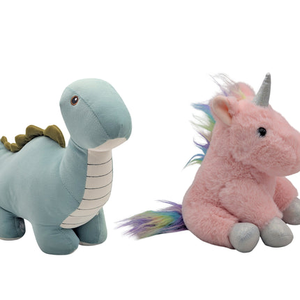 Set 2 Unicorn & Dino Door Stopper Assort 25cm