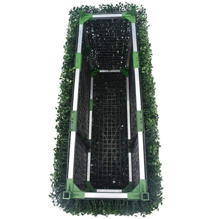 Portable Artificial Boxwood Hedge UV Resistant 75cm High 100cm Long