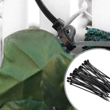 Artificial Ivy Leaf Hedging & Privacy Screen (Shade Cloth Backing Fake Ivy) 3m X 1m Roll