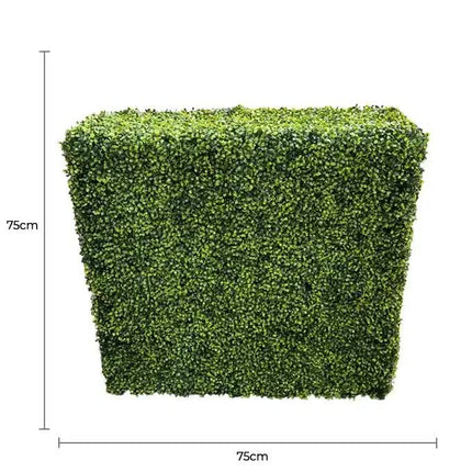 Mixed Boxwood Hedge UV Resistant 75cm Long x 75cm High
