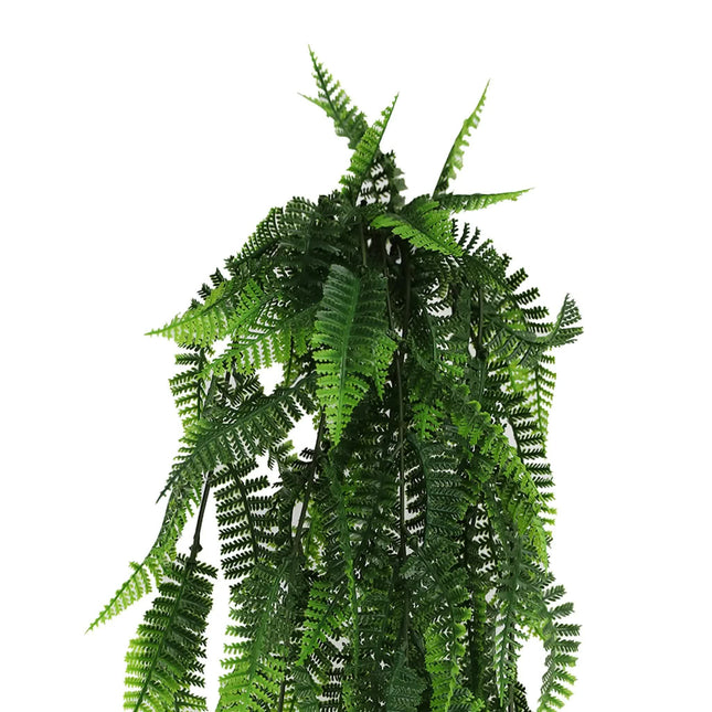 Artificial Hanging Fern Garland Bush UV Resistant and Fire Rated 18cm x 76cm