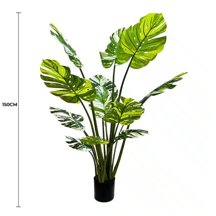 Premium Artificial Potted Monstera Albo 150cm