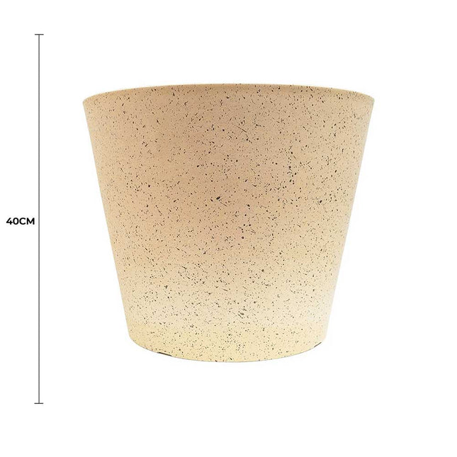 Imitation Stone (White / Cream) Pot 40cm