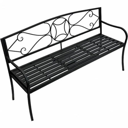 Otis Metal Garden Bench 87cm