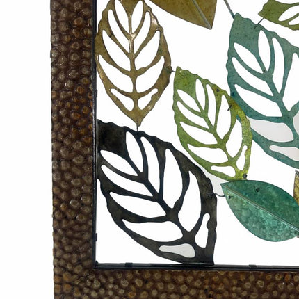 Xlarge Leaves Metal Wall Art 152x102cm