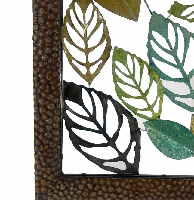Xlarge Leaves Metal Wall Art 152x102cm