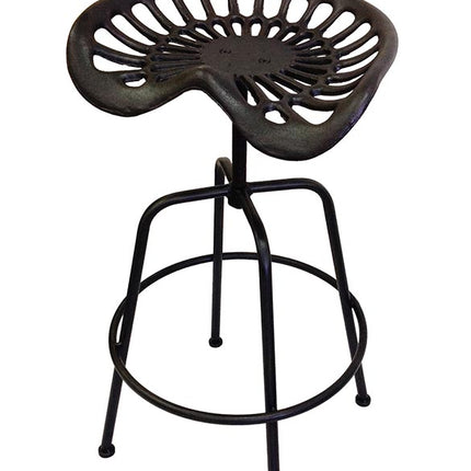 Set 2 Cast Iron Tractor Seat 46x71cm