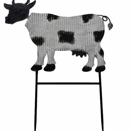 Cow Metal Garden Stake 58cm
