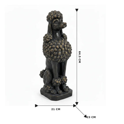 Taj the Poodle Bronze