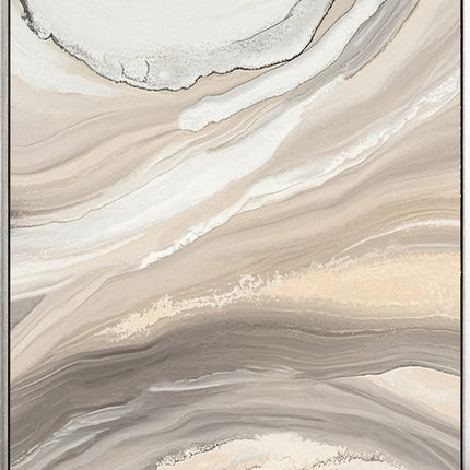 Sandstorm Abstract Artwork Framed 120cm