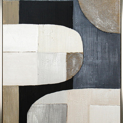 Oceana Abstract Framed Artwork 120cm