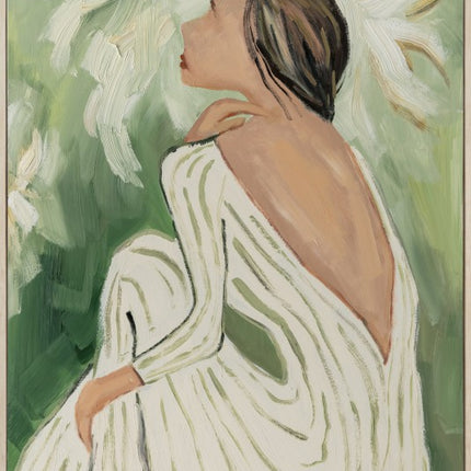 Dawn With The Flowers Framed Artwork 120cm