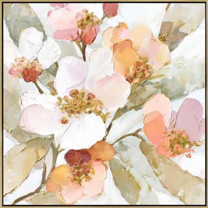 Monita Floral Framed Artwork 80cm