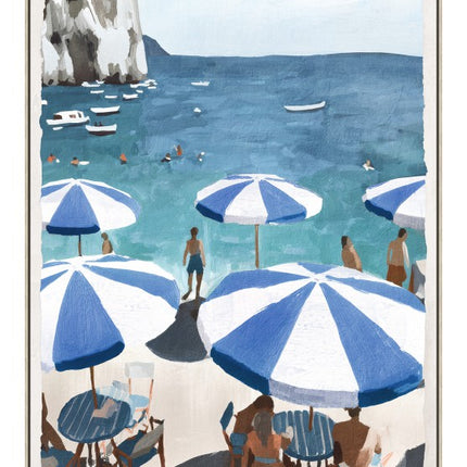 Holiday Sun Loung Framed Artwork A 120cm