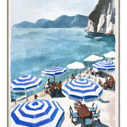 Holiday Sun Loung Framed Artwork B 120cm