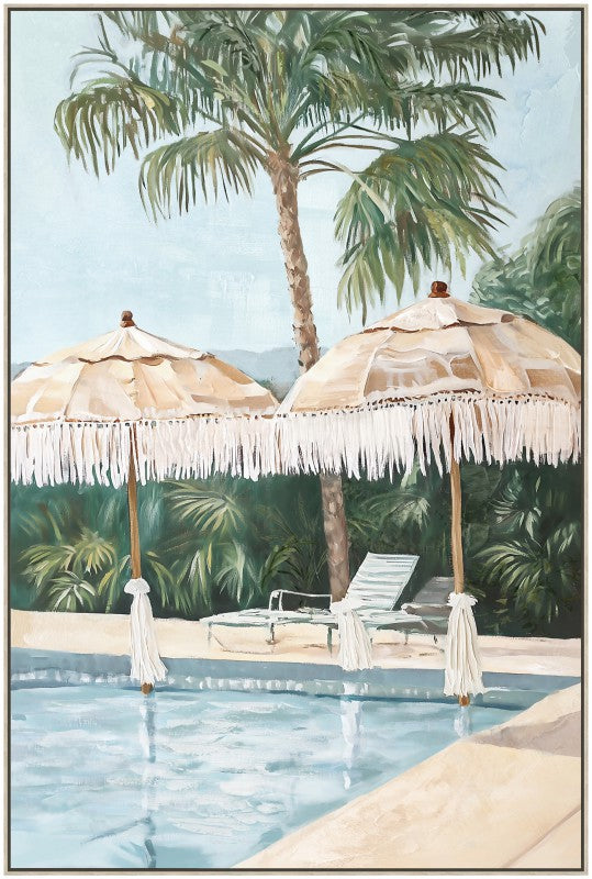 Summer Fun Framed Artwork 120cm