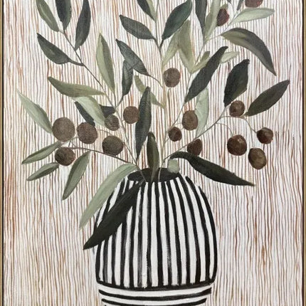 Olives in the Vase Tonal Artwork