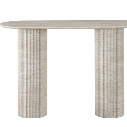 Elodie Console Table Travertine 120x78cm