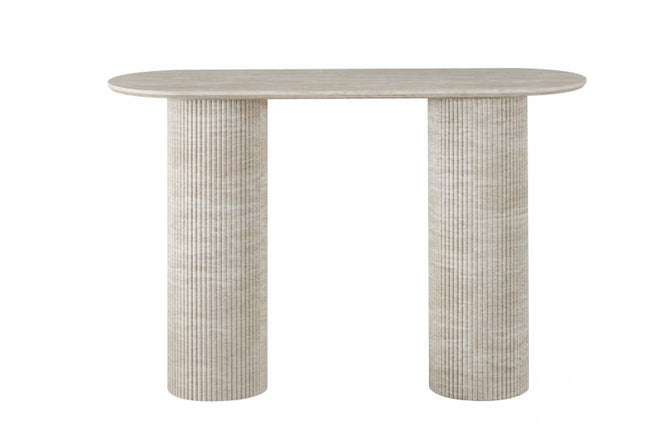 Elodie Console Table Travertine 120x78cm