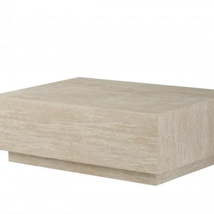 Sonia Coffee Table - Travertine Look