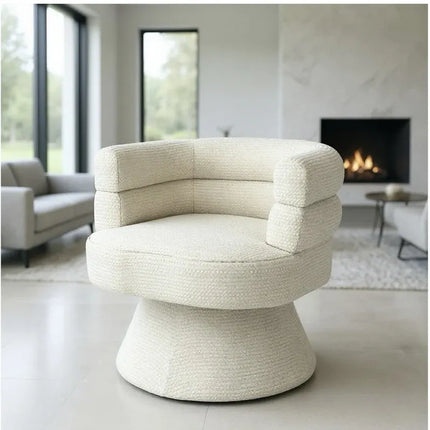 Elliot Swivel Chair - White