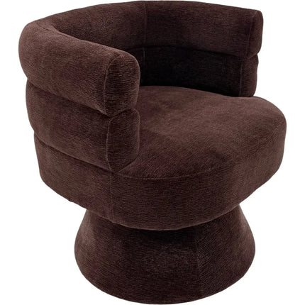Elliot Swivel Chair - Burgundy