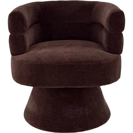 Elliot Swivel Chair - Burgundy