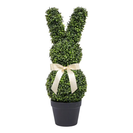 Bulk 2 Artificial Bunny Shaped Topiary Tree 23x65cm