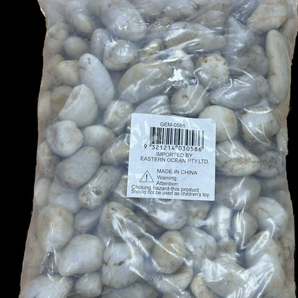 River Stones Washed 10kg Bag White 1cm To 4cm Stones