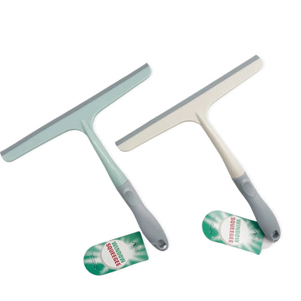 Bulk 24 Plastic Window Squeegee 25x25cm 2 Asst
