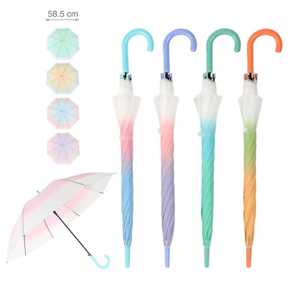 Bulk 12 Dancing In The Rain Pastel Umbrella 58.5cm 4 Asst