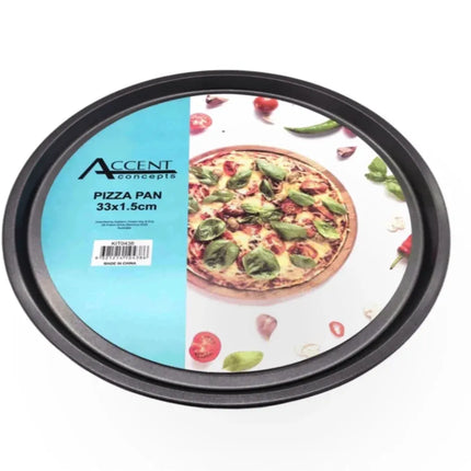 Bulk 12 Pizza Pan Lge 33x1.5cm